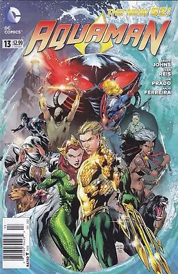 Buy Aquaman (7th Series) #13 (Newsstand) VF/NM; DC | New 52 Geoff Johns - We Combine • 81.08£