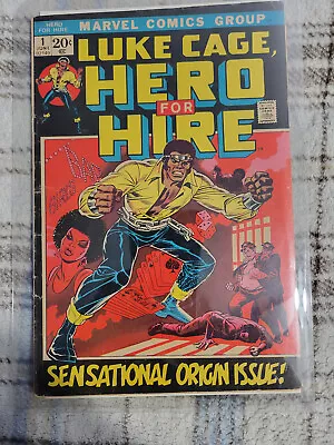 Buy Hero For Hire #1 4.5 Vg 1972 1st Appearance Of Luke Cage Marvel Comics • 156.68£