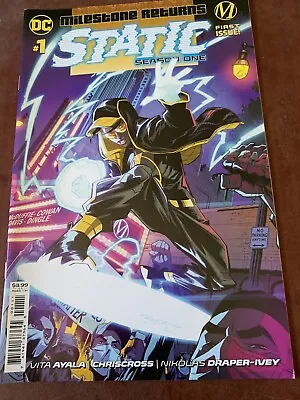 Buy Static Season One #1  (2021) 1st Printing Randolph Main Cover Dc Comics • 2.50£
