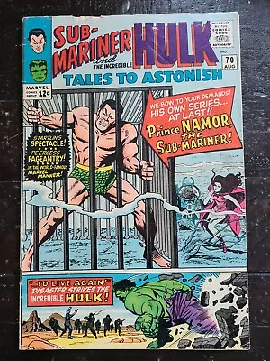 Buy Tales To Astonish 70, 1st Solo Subby, Silver Age Key, Lee, Kirby, Marvel,MCU • 31.62£