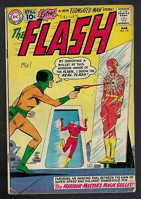 Buy DC Comics Flash 119 Mirror Master Classic Cover VG 4.0 1961 • 59.99£