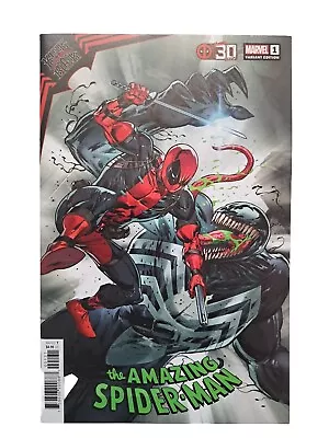 Buy King In Black: Amazing Spider-man #1 Deadpool 30th Variant (2021) Vf/nm Marvel • 8£