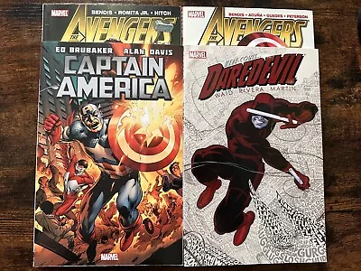 Buy X4 Marvel Comics TP Job Lot Bundle: Avengers, Captain America, Daredevil • 5£