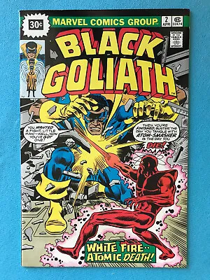 Buy BLACK GOLIATH #2 (April 1976) NM- OW/W 30 Cents Price VARIANT Marvel Comics (TG) • 157.63£