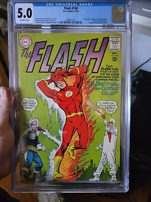 Buy The Flash #140 - 1st Heat-Wave! Cgc 5.0 1963 DC Comics  • 394.36£