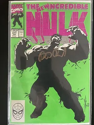 Buy The Incredible Hulk #377 (Marvel) Key Issue Signed By Peter David • 39.51£
