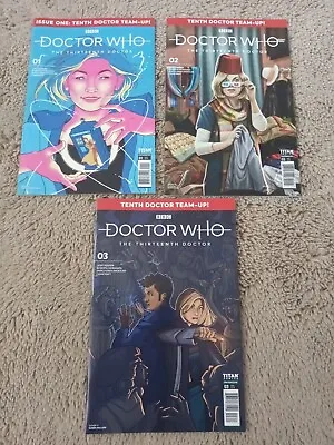 Buy Dr Who The 13th Dr 10th Dr Team Up 1/2/3 Titan Comics 2020 Great Condition  • 13.49£