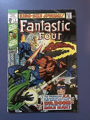 Buy Fantastic Four King-Size Special Annual #7 Dr. Doom Origin 1969 • 25£
