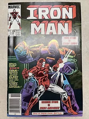 Buy Iron Man #200 Newsstand 1st App Silver Centurion Armor Death Of Iron Monger 1985 • 4£