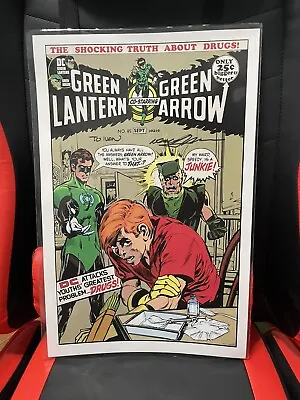 Buy Green Lantern Green Arrow #85 Key Issue Signed By Neal Adams Cover Print • 157.68£