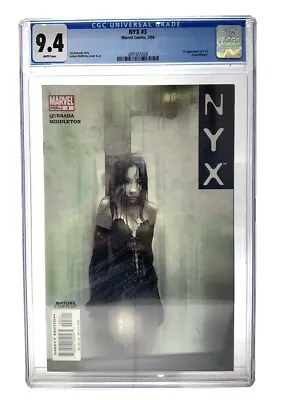 Buy Nyx #3 1st Apperance Of X-23 Marvel Comics Cgc 9.4 (cmp099974) • 439.73£