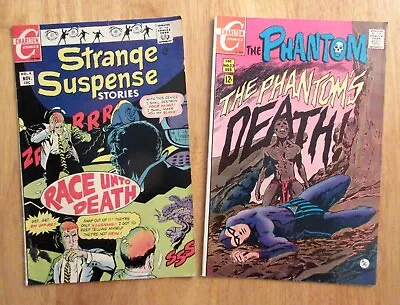 Buy Lot Of 2 Charlton Comics: STRANGE SUSPENSE STORIES 4 (VF-), THE PHANTOM 33 (VF+) • 8£