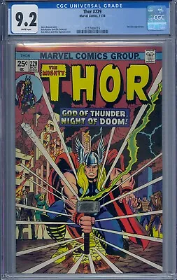 Buy Thor #229 Cgc 9.2 Hercules Rich Buckler Ron Wilson White Pages • 199.87£