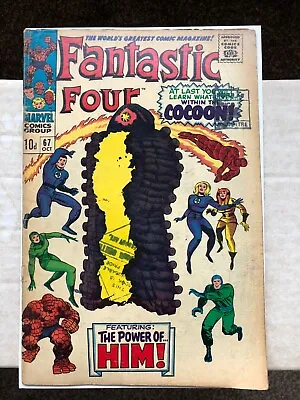 Buy Fantastic Four 67 (1967) Origin And 1st App Of HIM (Warlock) In Cameo • 51.99£