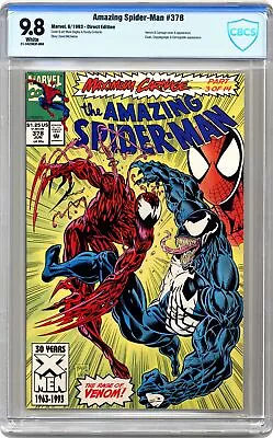 Buy Amazing Spider-Man #378D CBCS 9.8 1993 21-342363F-008 • 56.40£