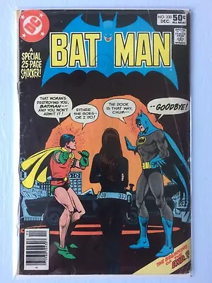Buy Batman 330 (dc Comics, December 1980) Bagged, In Awful Condition • 3.86£