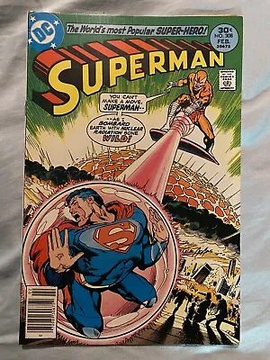 Buy Superman 308, Mid Grade, DC Bronze 1977, Neal Adams, Newsstand! Supergirl • 9.24£