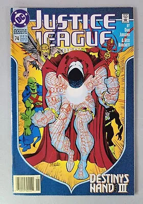 Buy Justice League America #74 VF Newsstand DC 1993 • 2.36£