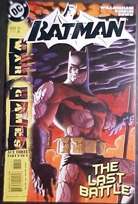 Buy Batman #633! War Games Act 3 Pt. 8! Vf/nm 2004 Dc Comics • 1.57£