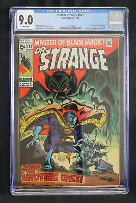 Buy Doctor Strange #183 - Marvel Comics 1969 - Slabbed Cgc 9.0 • 253.04£