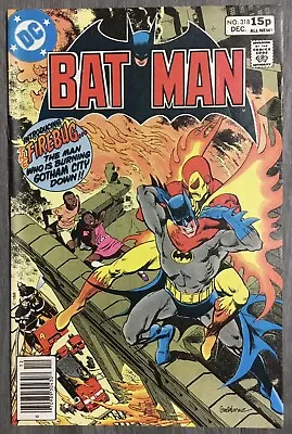 Buy Batman No. #318 December 1979 DC Comics VG 1st App. Firebug  • 8£