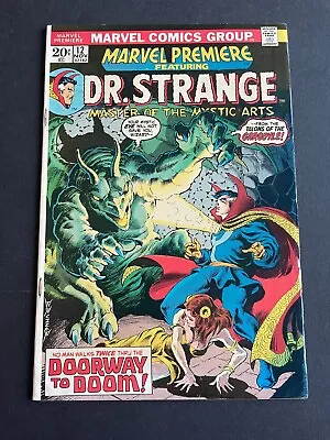 Buy Marvel Premiere #12 - 1st App Of The Spell Book Of Cagliostro (Marvel, 1973) VF- • 16.86£