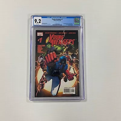 Buy Young Avengers #1 2005 CGC 9.2 White Pages 1st App Of Kate Bishop/Young Avengers • 205£
