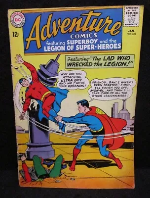 Buy 8 Silver Age DC Adventure Comics # 328 January 1965 • 8.01£