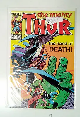 Buy 1984 Thor #343 Marvel Comics NM- Key Death Of Fafnir 1st Print Comic Book • 3.03£