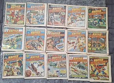Buy Battle Action Force Comics X15 Job Lot From 1985. • 30£