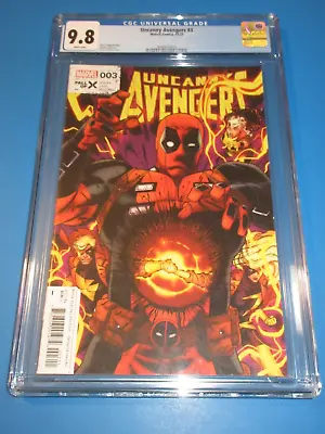 Buy Uncanny Avengers #3 Deadpool CGC 9.8 NM/M Gorgeous Gem Wow • 37.60£