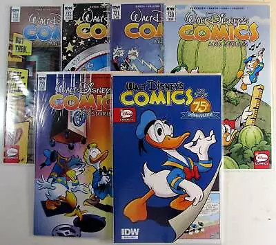 Buy Walt Disney's Comics And Stories Lot 6 #733,732,731,730,729,75th IDW 2016 Comics • 19.11£