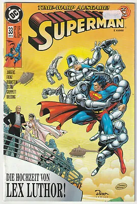 Buy ✪ SUPERMAN #33 The Wedding Of Lex Luthor!, Dino 1998 COMIC BOOKLET Z1- *DC Comics • 2.13£