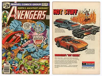 Buy Avengers #149 (GD/VG 3.0) Thor Captain America Iron Man Vision Orka 1976 Marvel • 3£