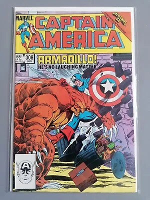 Buy Captain America #308 Secret Wars II 1985 ARMADILLO  • 9.50£