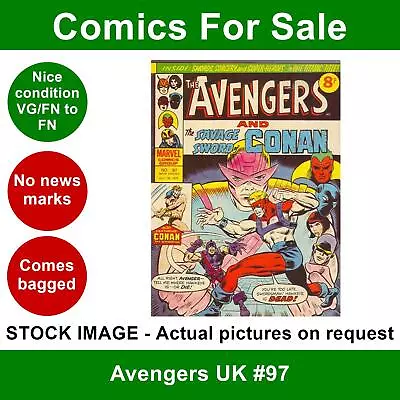 Buy Avengers UK #97 Comic - VG/FN Clean 26 July 1975 - Marvel UK • 5.99£