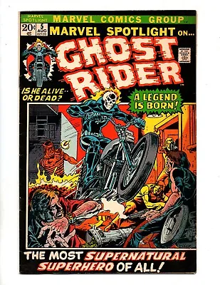 Buy Marvel Spotlight #5  Fn+ 6.5   Origin And 1st App. Ghost Rider  • 1,027£