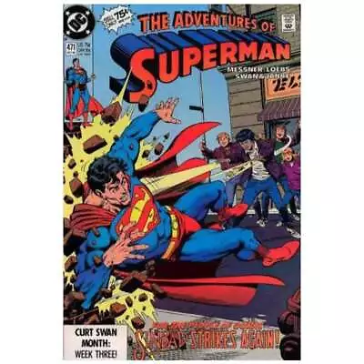 Buy Adventures Of Superman (1987 Series) #471 In NM Minus Condition. DC Comics [m/ • 3.32£