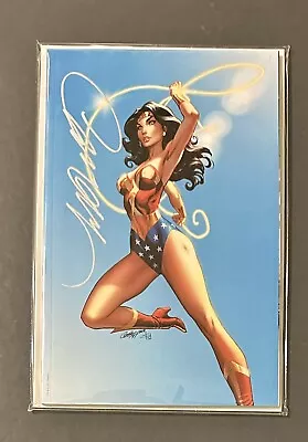 Buy Wonder Woman #750 (2020) J Scott Campbell Signed W/COA - Virgin Cover E • 80.42£