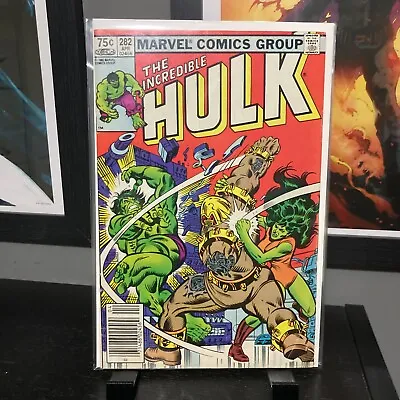 Buy The Incredible Hulk #282 Newsstand Canadian Price Variant 75c 1983 Marvel  Comic • 34.95£