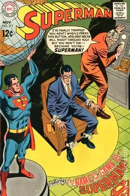 Buy Superman #211 FN- 5.5 1968 Stock Image Low Grade • 9.13£