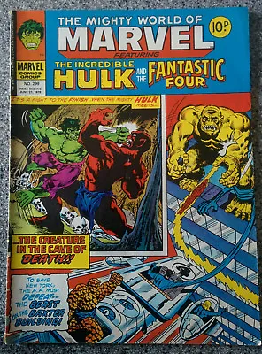 Buy The Incredible Hulk & The Fantastic Four #299 Marvel British Comic Dated 1978 • 1.25£