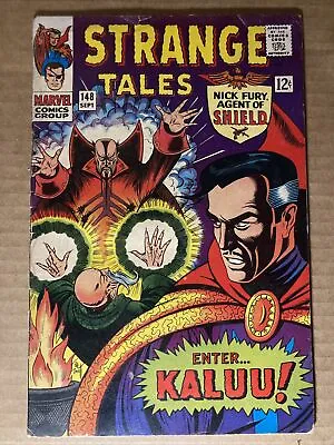Buy Strange Tales 148 Marvel 1966 VG 1st Appearance Of Kaluu & Origin Of Ancient One • 19.75£