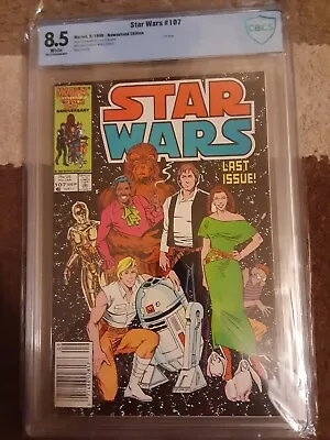 Buy Marvel Star Wars 107 Last Issue Newsstand 8.5 CBCS • 59.58£