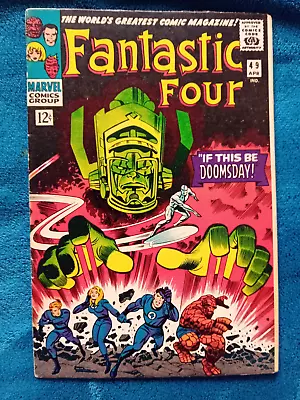 Buy Fantastic Four #49 - 1st Full Appearance Of Galactus- Nice Mid Grade Copy • 109£
