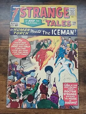 Buy Strange Tales #120 1st Team-up Of Human Torch Iceman 1st App Captain Barracuda  • 24.90£