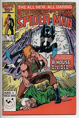 Buy Peter Parker The Spectacular Spider-Man 113 Marvel Comic Book 1986 House Divided • 7.64£