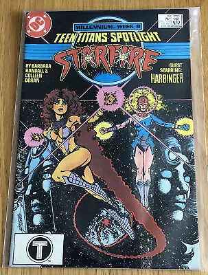 Buy TEEN TITANS SPOTLIGHT (Starfire) Comic #19 - February 1988 - DC Comic & Bagged • 6.25£