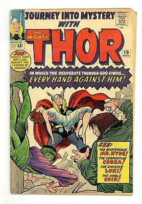 Buy Thor Journey Into Mystery #110 VG- 3.5 1964 • 28.78£