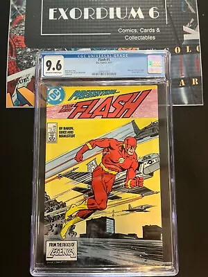 Buy Flash #1 CGC 9.6 WHITE Newsstand DC Comics 1987 New Teen Titans Vandal Savage • 86.97£